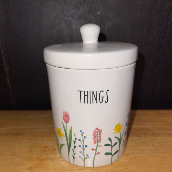 NWT Rae Dunn 6pc Wild Flower Bath Accessory Set - Picture 8 of 11